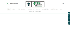 Desktop Screenshot of gandglawncareandtreeservice.com