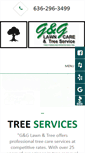 Mobile Screenshot of gandglawncareandtreeservice.com